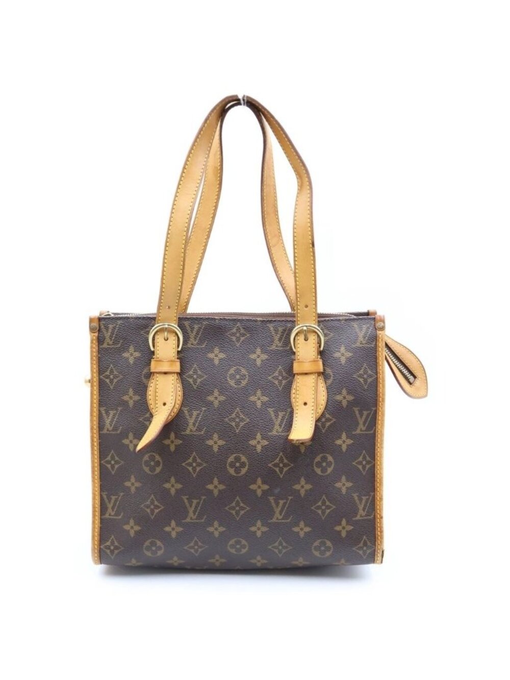 Louis Vuitton Monogram Popincourt Au Handbag Mini Tote Brown Leather Gold